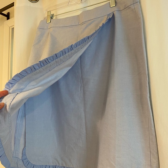 J.Crew Blue Pencil Skirt - Picture 4 of 5